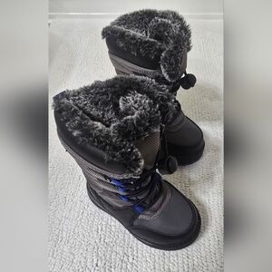 Wonder Nation Faux Fur Lined Winter Little Boy's Winter Boots